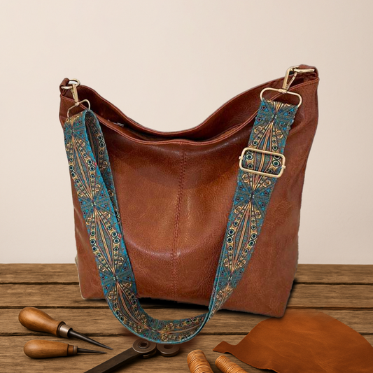 Vintage Leather Shoulder Handbag - My Last Collection